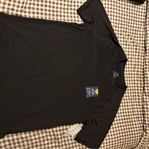 Men's Black Active Performance T-Shirt size large